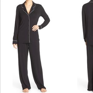 Nordstrom black lingerie moonlight pjs SZ M -NWT